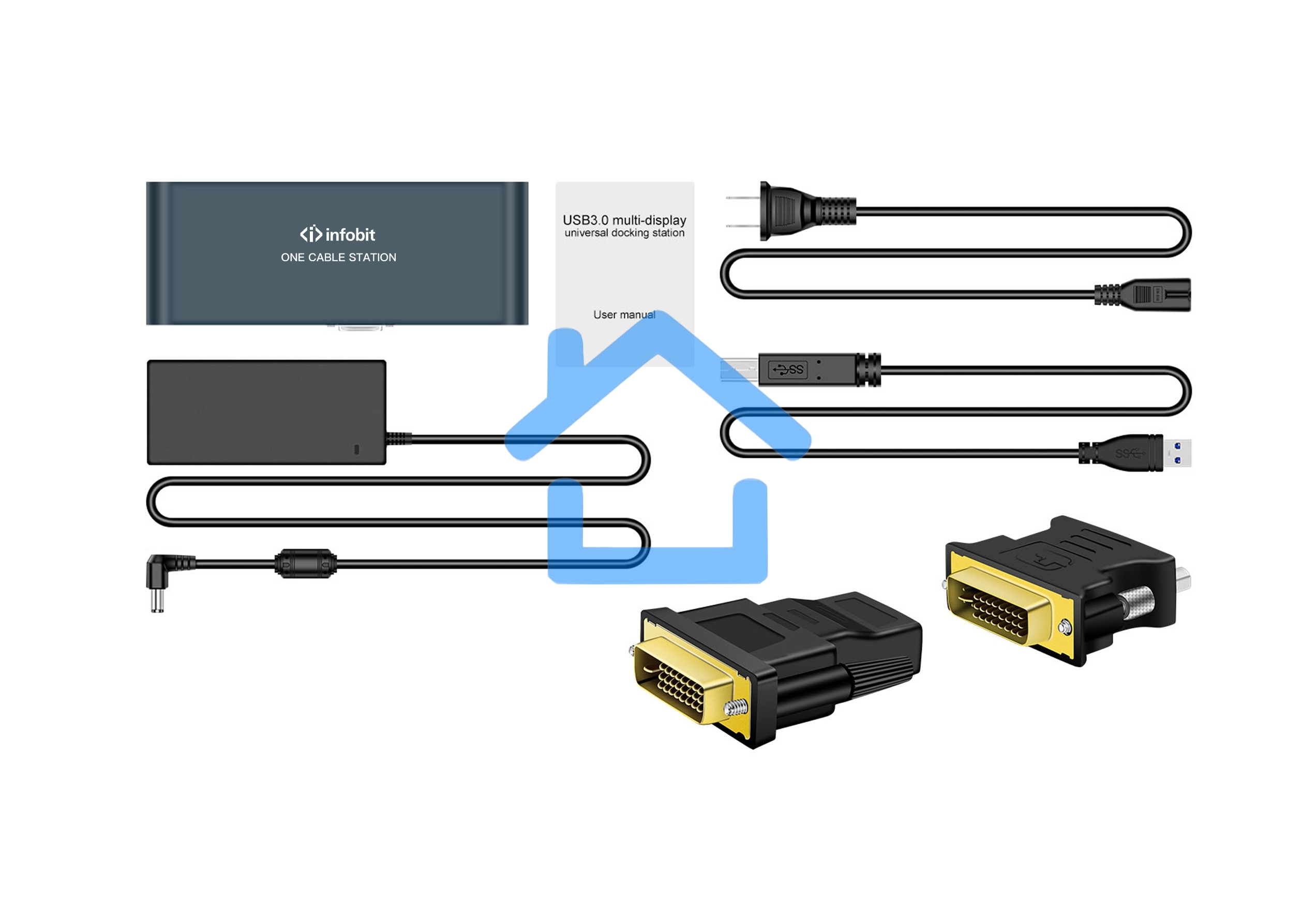 Распределитель Infobit iTrans OCS 131 13 подключений через 1 кабель USB