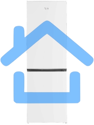 Холодильник Beko B1RCNK332W белый двухкамерный 200/100л морозилка снизу, No Frost