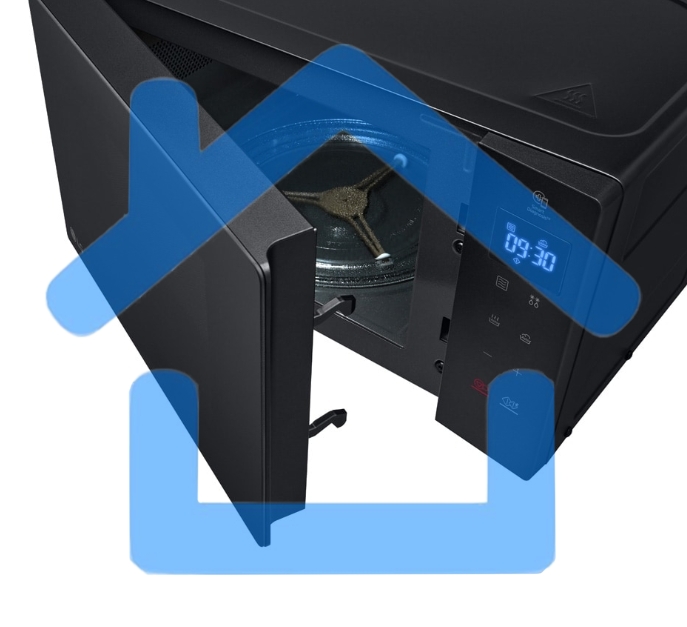 Микроволновая печь LG MS2032GAS черный 20л 700Вт сенсор