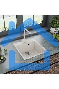 Кухонная мойка Maunfeld Perla 460 MFQS-460W кремовый