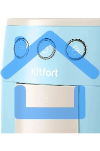 Кофеварка рожковая Kitfort КТ-7466 голубой/белый, исп. кофе - молотый/капсулы, 1.4 л, 1450 Вт, 19 Бар