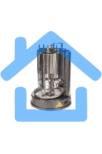 Шашлычница электрическая Kitfort KT-1404, 1400Вт серебристый