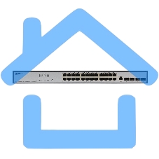 Коммутатор ORIGO Managed L3 Switch 24x1000Base-T PoE, 4x10Gbase-X SFP+, PoE Budget 370W, RJ45 Console, 19
