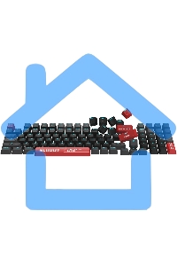 Клавиатура проводная A4Tech Bloody AT98 USB черный/красный