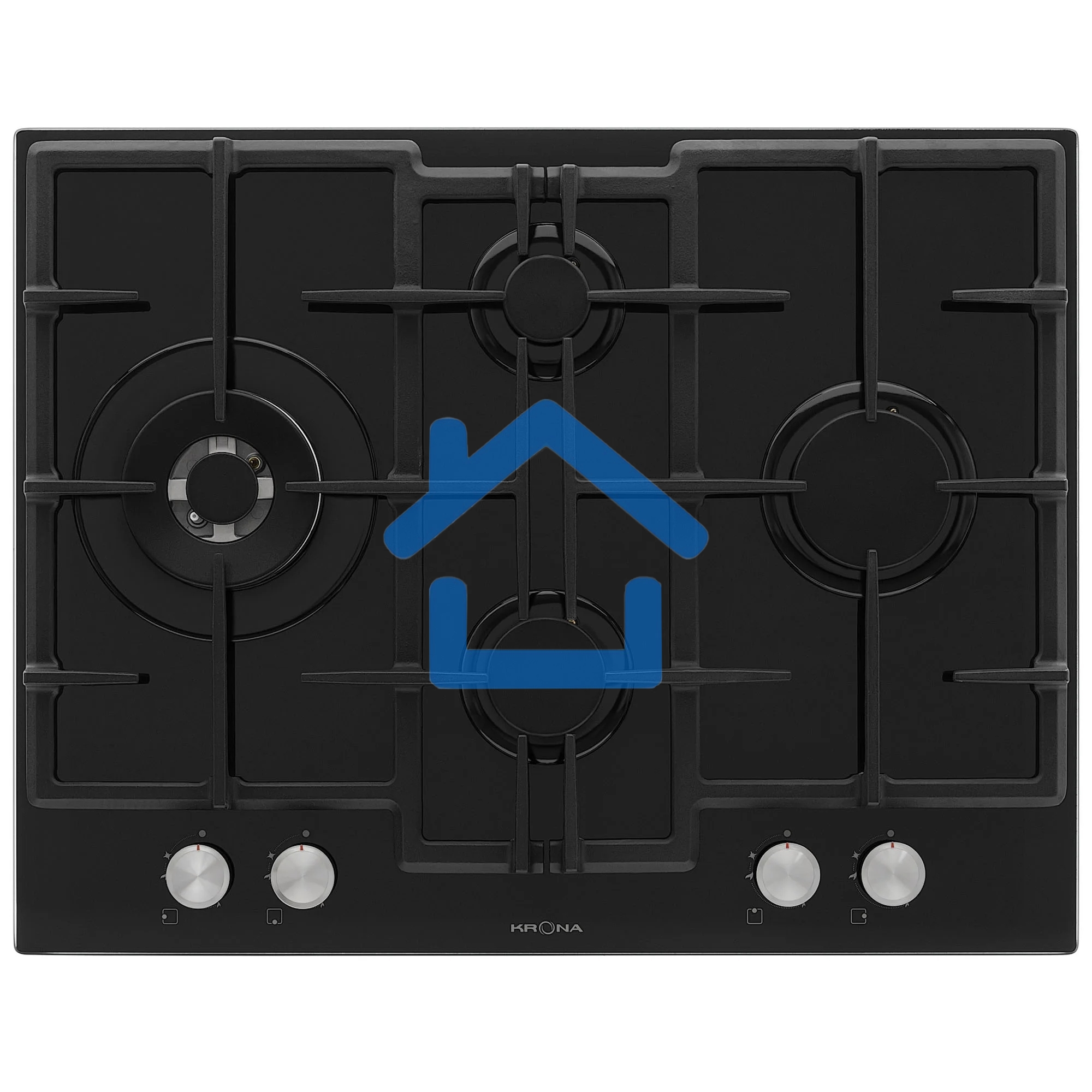 Газовая варочная панель Krona RITTER 67/60 BL независимая, черный