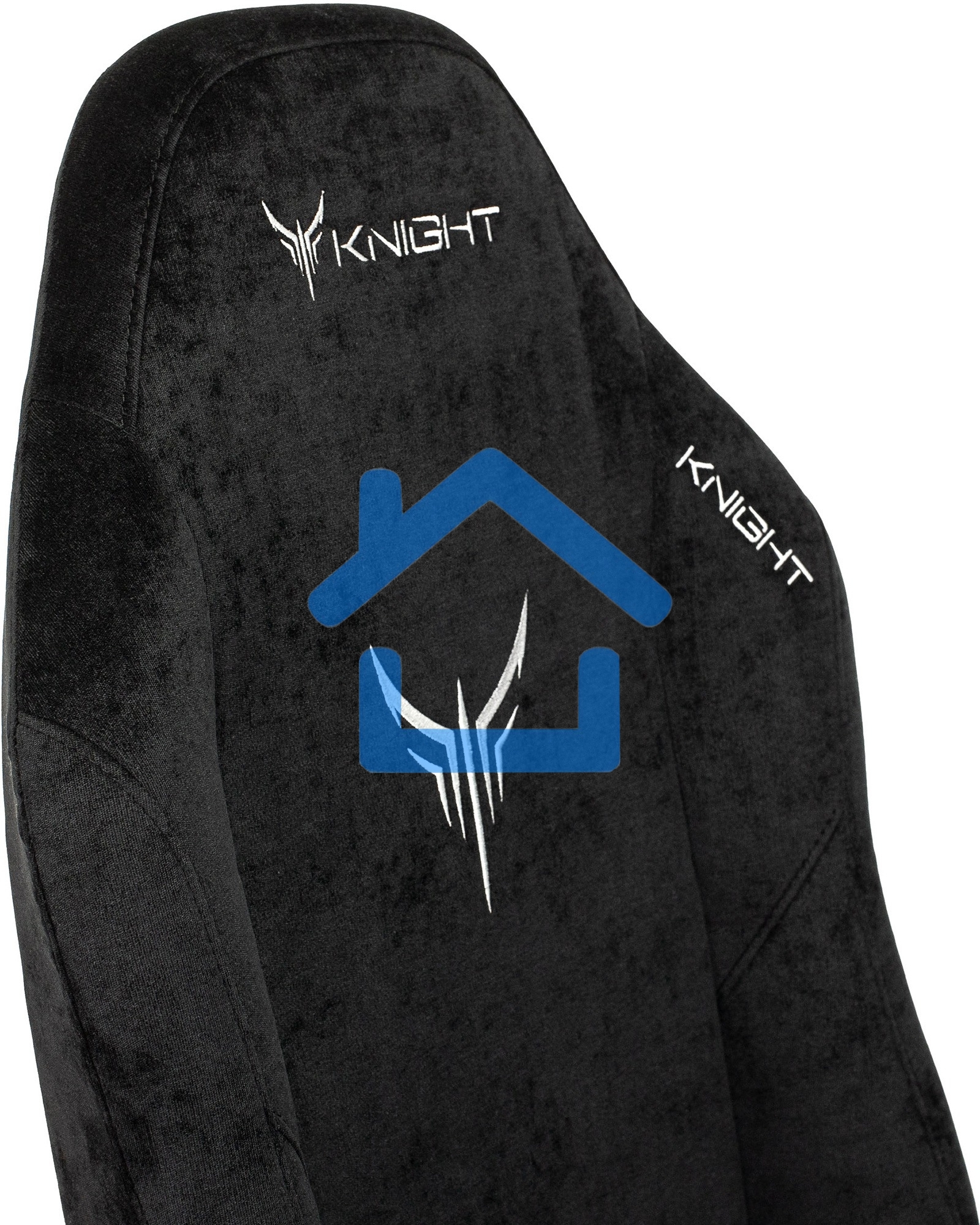 Кресло игровое Бюрократ Knight N1 Fabric черный Light-20, с подголов. крестовина металл