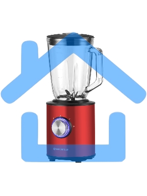 Блендер стационарный Maunfeld MBL.1000CH вишневый, 1000 Вт