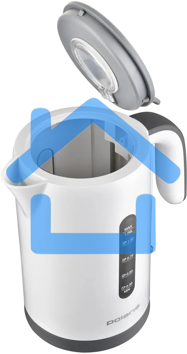 Чайник электрический Polaris PWK 1220C Water Way Pro 1.2л. 2200Вт белый корпус: пластик (PWK 1220C)