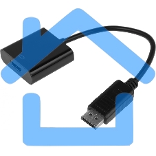 Кабель-переходник аудио-видео Premier H105 DisplayPort (m)/HDMI (f) 0.15м. черный (A3378)