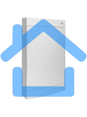 Щит слаботочный навесной EKF PROxima Unix бел. дверь 4 габарит увеличенный IP40 ux-4m-nw-xl