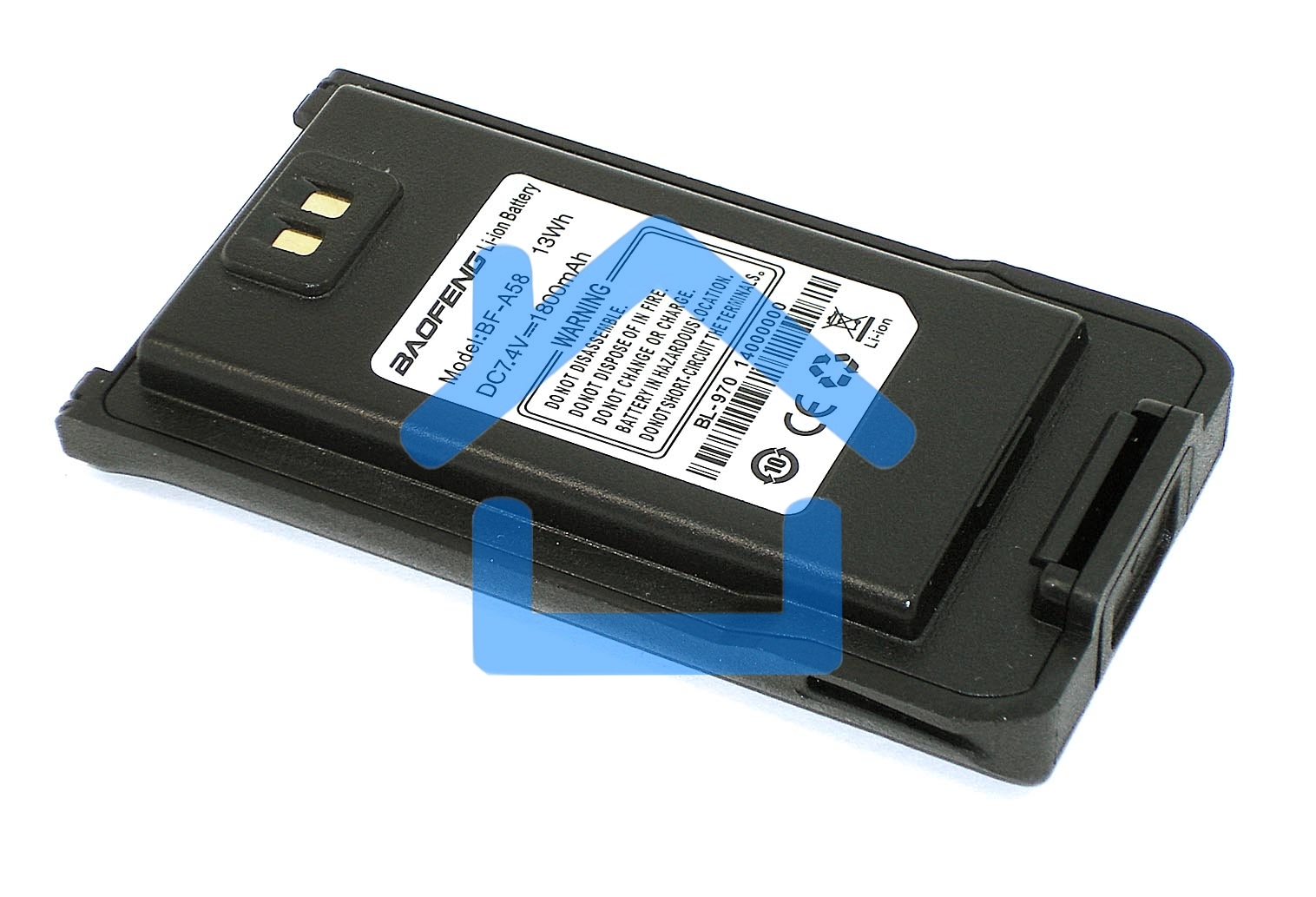 Аккумулятор для Baofeng UV-82 Li-ion 3800mAh 7,4V усиленный