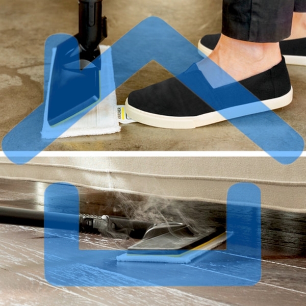 Пароочиститель напольный Karcher EasyFix SC 2 Deluxe 1500Вт белый