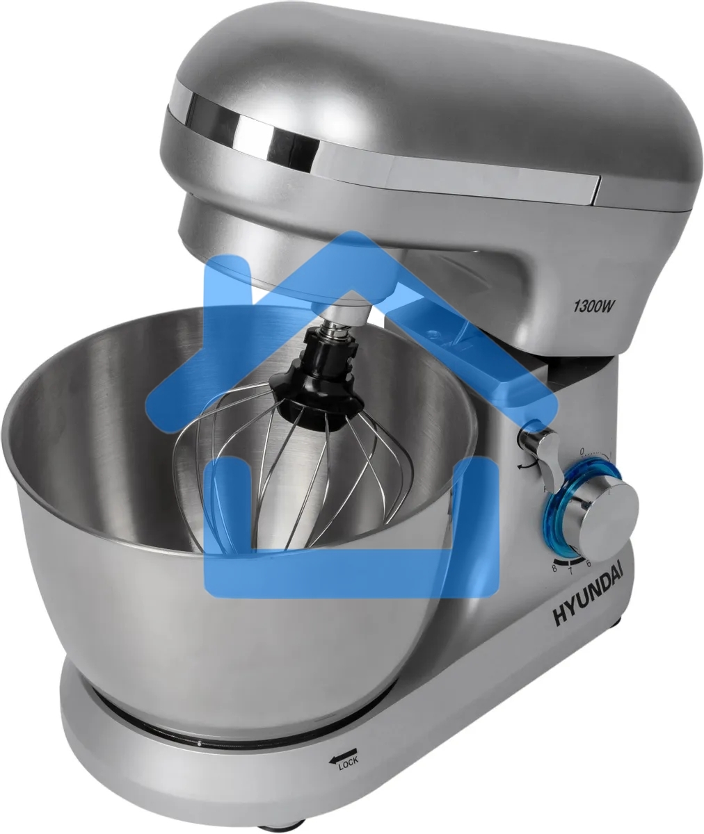 Миксер планетарный Hyundai HYM-S6551 1300Вт серебристый