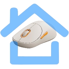 Мышь беспроводная Xiaomi Wireless Mouse 3 белый, 1200 dpi, радиоканал, Bluetooth, USB, кнопки - 5