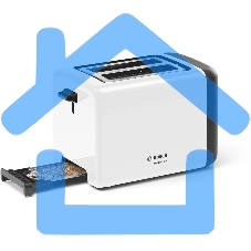 Тостер Bosch TAT3P421 970Вт белый