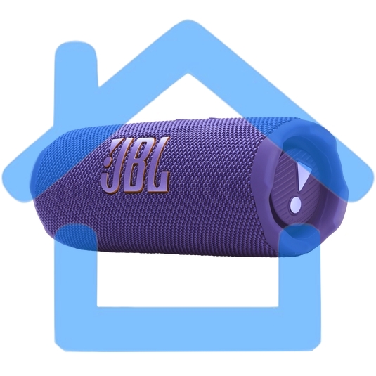 Колонка портативная JBL Flip 7 пурпурный 25W 1.0 BT 4800mAh (JBLFLIP7PUR)