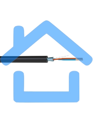 Кабель балансный микрофонный 50 м, 24 AWG, 0.22 мм2, диаметр 3.8 мм, экран, медь 7 x 0.20 мм, черный, бухта