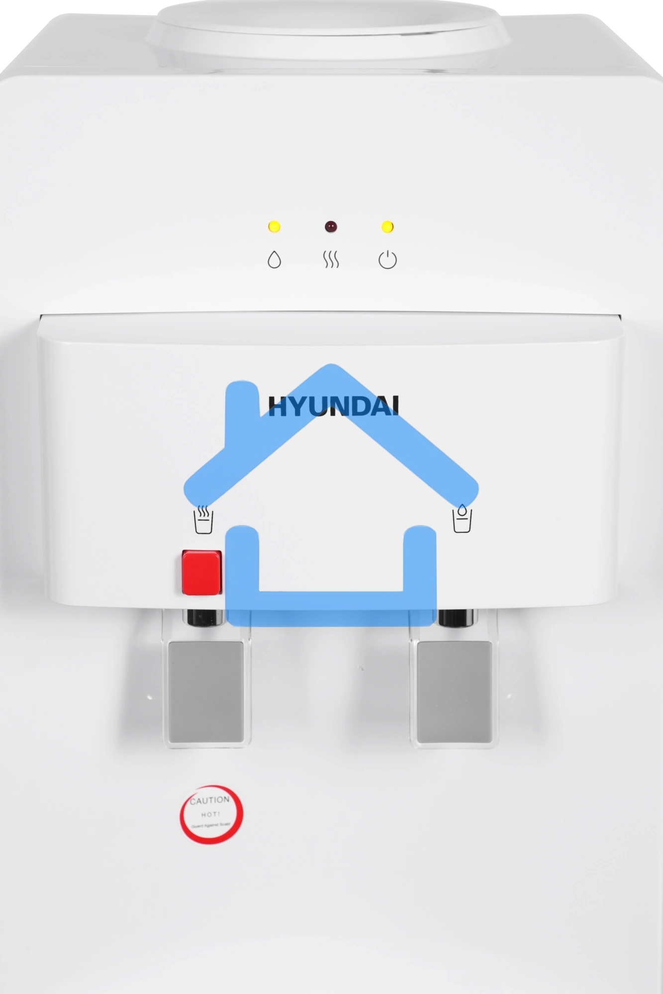 Кулер Hyundai H-WD1320F напольный белый