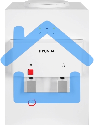 Кулер Hyundai H-WD1320F напольный белый
