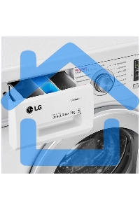 Стиральная машина LG F1296HDS1 белый, загрузка фронтальная 7 кг, 1200 об/мин., класс: А