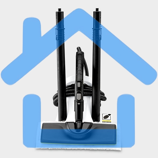 Пароочиститель напольный Karcher EasyFix SC 2 Deluxe 1500Вт белый