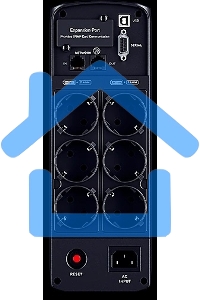 Источник бесперебойного питания Cyberpower CP1350EPFCLCD Line-Interactive 1350VA/810W USB/RS-232/RJ11/45 (6 EURO)