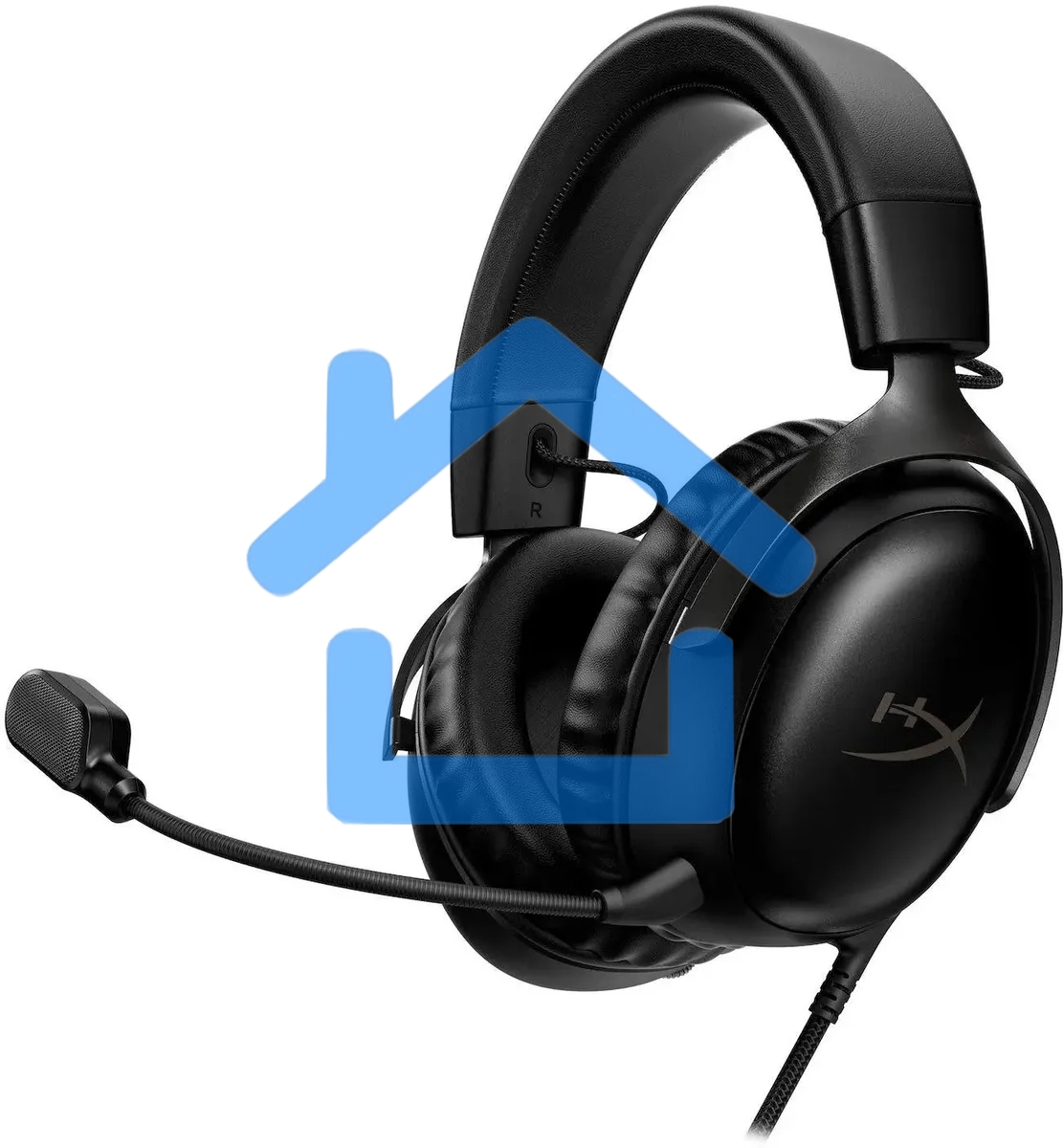 Наушники с микрофоном HyperX Cloud III черный мониторные Radio оголовье (77Z45AA)