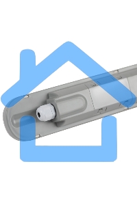 Аварийный линейный светодиодный светильник ЭРА SPP-201-0-40K-E36 36Вт 4000К IP65 3420лм IP65 1200 мм с бап 1 час матовый