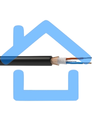 Кабель балансный микрофонный 50 м, 24 AWG, 0.22 мм2, диаметр 6.0 мм, экран, медь 28 x 0.1 мм, бухта