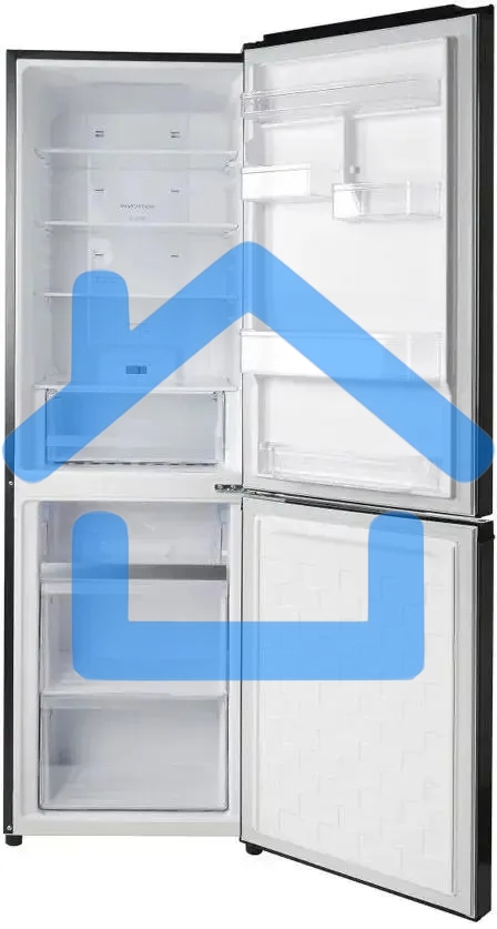 Холодильник Hitachi R-B410PUC6 BBK черный двухкамерный 215/105л морозилка снизу, No Frost