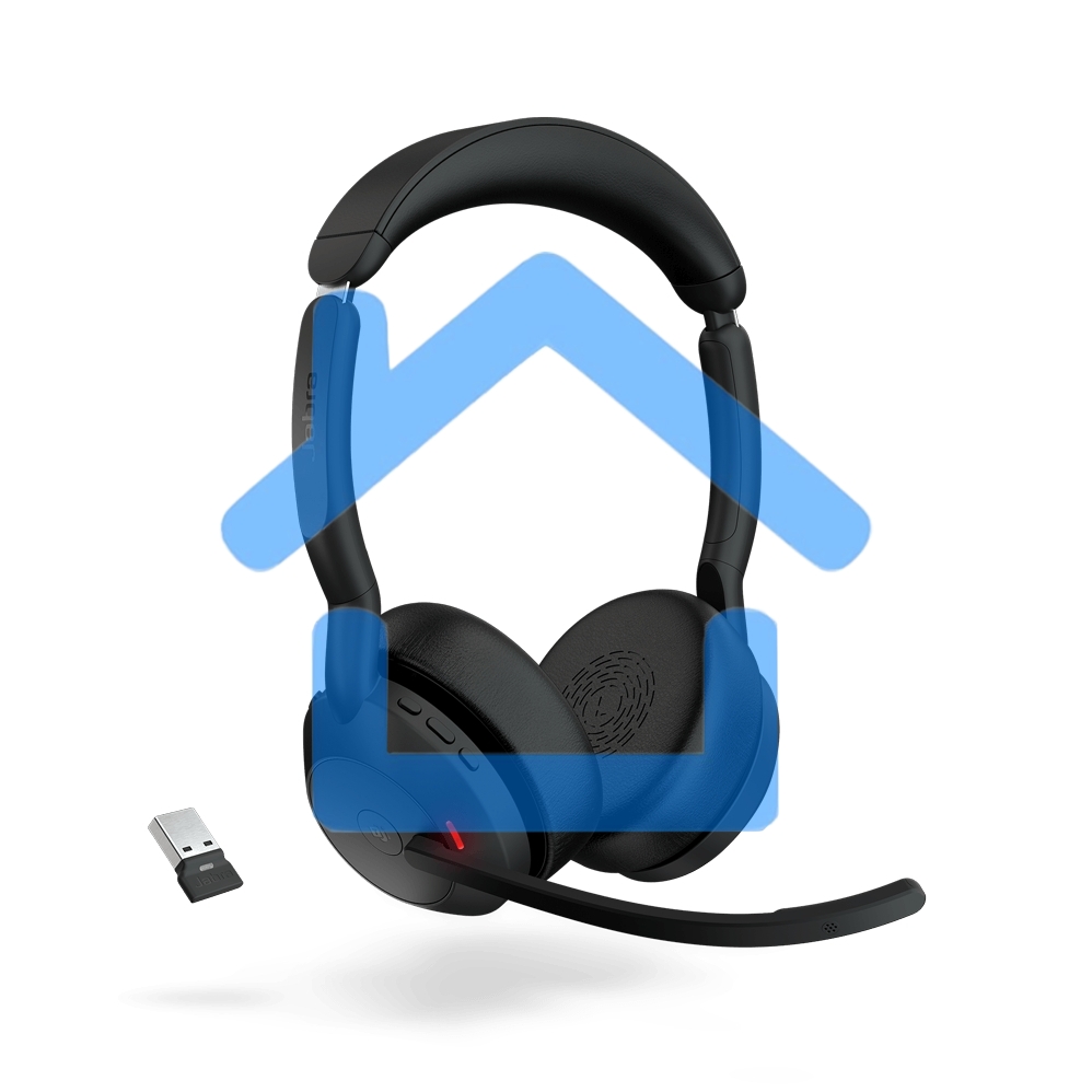 Гарнитура беспроводная Jabra Evolve2 55, Link380a MS Stereo