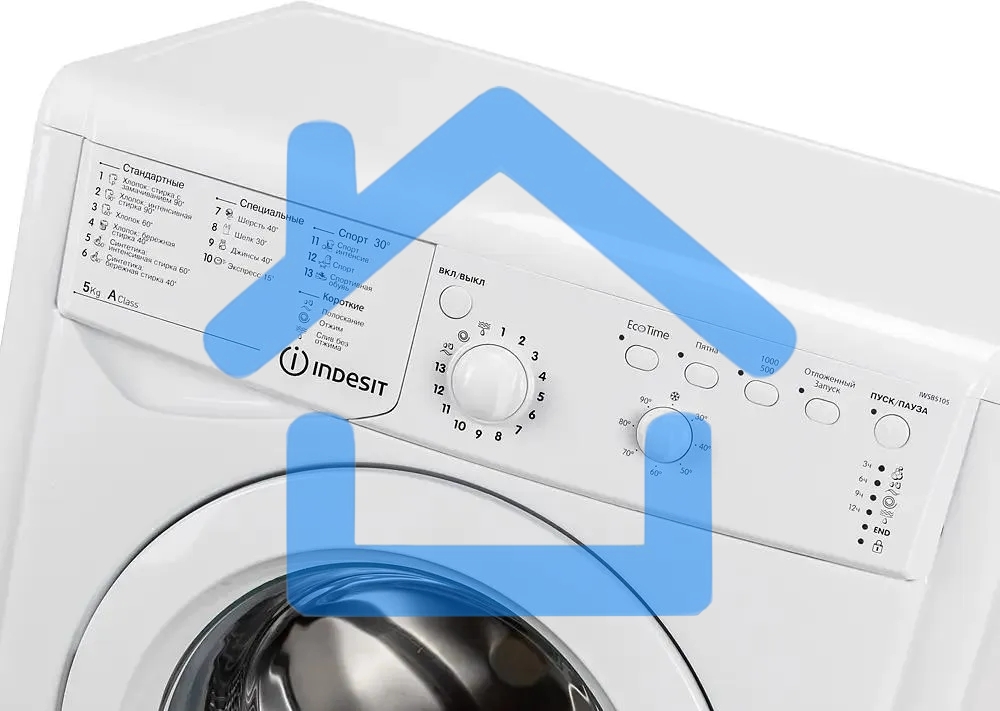 Стиральная машина Indesit IWSC 5105 белый, загрузка фронтальная 5 кг, 1000 об/мин., класс: А