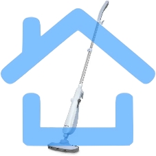 Швабра паровая Kitfort КТ-1071 голубой