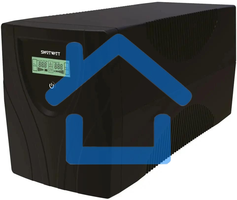 Источник бесперебойного питания Smartwatt UNI PRO LCD 2000 1400Вт 2000ВА черный