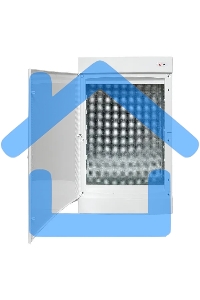 Щит слаботочный навесной EKF PROxima Unix бел. дверь 4 габарит увеличенный IP40 ux-4m-nw-xl