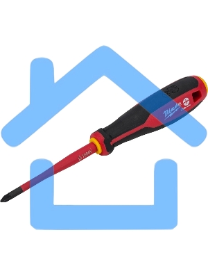 Отвертка трехгранная изолированная Milwaukee VDE PZ/SL1 X80 (4932478735)