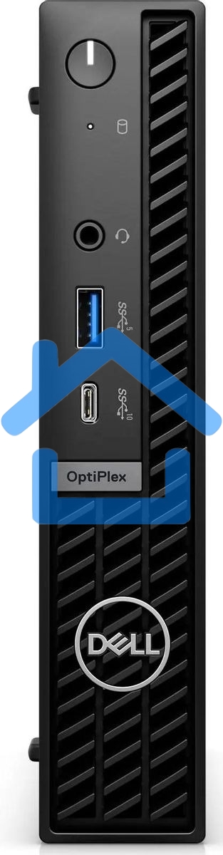 Неттоп Dell Optiplex 7020 Micro i3 14100T (2.7) 8Gb SSD 256Gb UHDG 730 Windows 11 Professional GbitEth 260W мышь клавиатура черный (7020-3861)