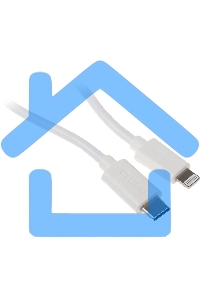 Комплект зарядное устройство Hama H-183317 3A PD для Apple кабель Apple Lightning/Type-C белый