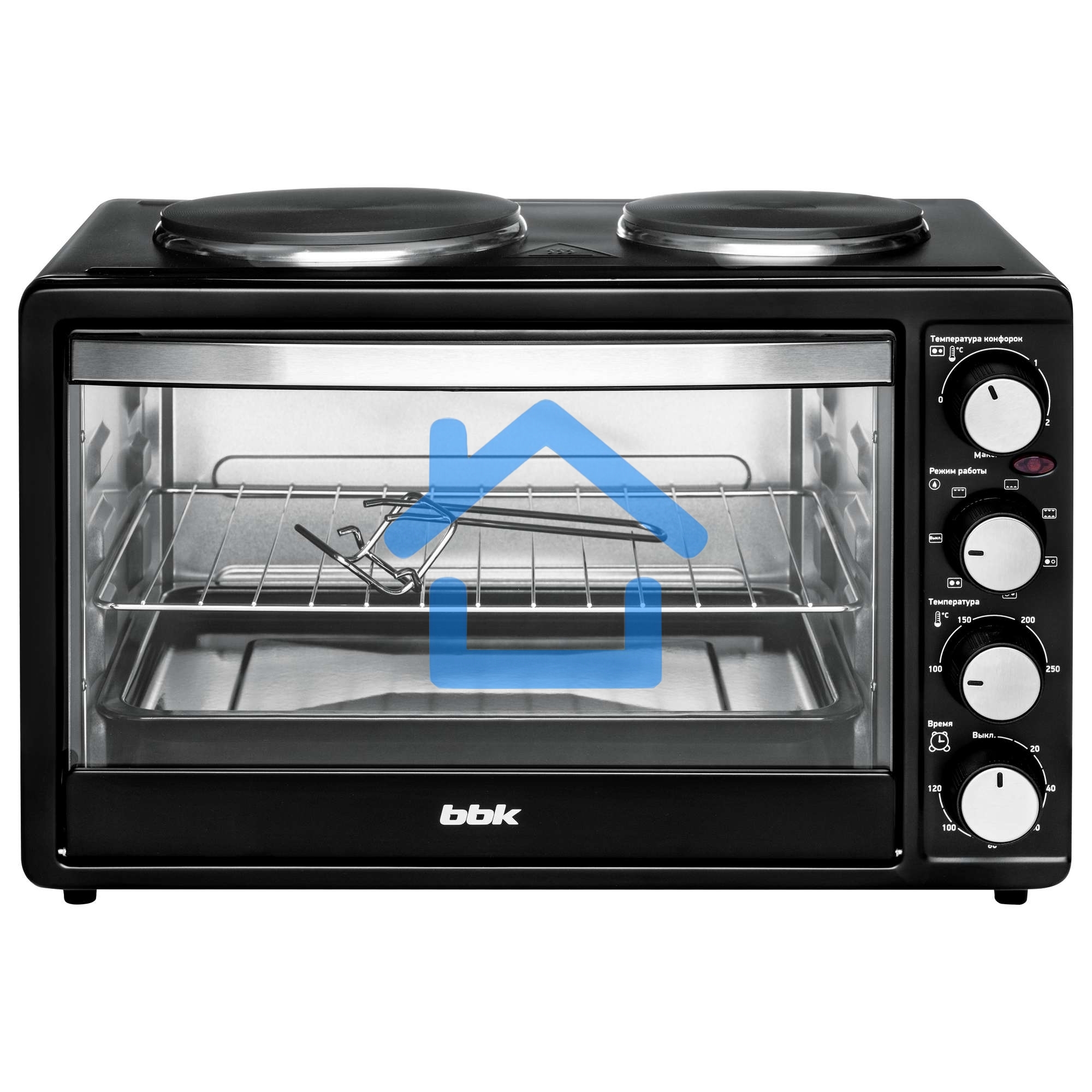 Мини-печь BBK OE3071M-2P черный