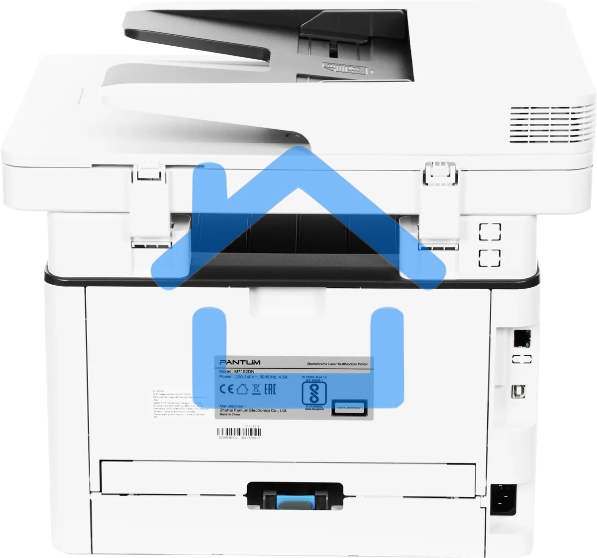 МФУ лазерное Pantum M7102DN, A4, ч/б, печ. до 33 стр/мин., скан. до 24 стр/мин., 1200x1200dpi, USB, RJ-45