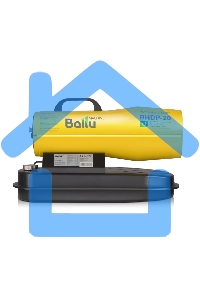 Пушка дизельная прямого нагрева Ballu BHDP-20 20кВт, желтый