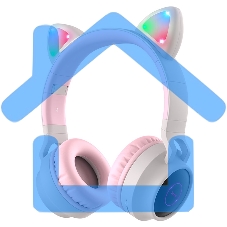 Гарнитура накладные Hoco W27 Cat серый беспроводные bluetooth накладные