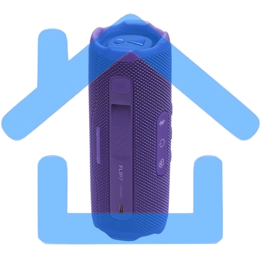 Колонка портативная JBL Flip 7 пурпурный 25W 1.0 BT 4800mAh (JBLFLIP7PUR)