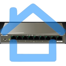 Коммутатор неуправляемый PoE IP-COM G1109P-8-102W 9 портов, 9x1 Gbит/с, PoE 8х92 Вт, настольный