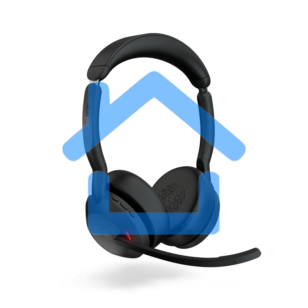 Гарнитура беспроводная Jabra Evolve2 55, Link380a MS Stereo