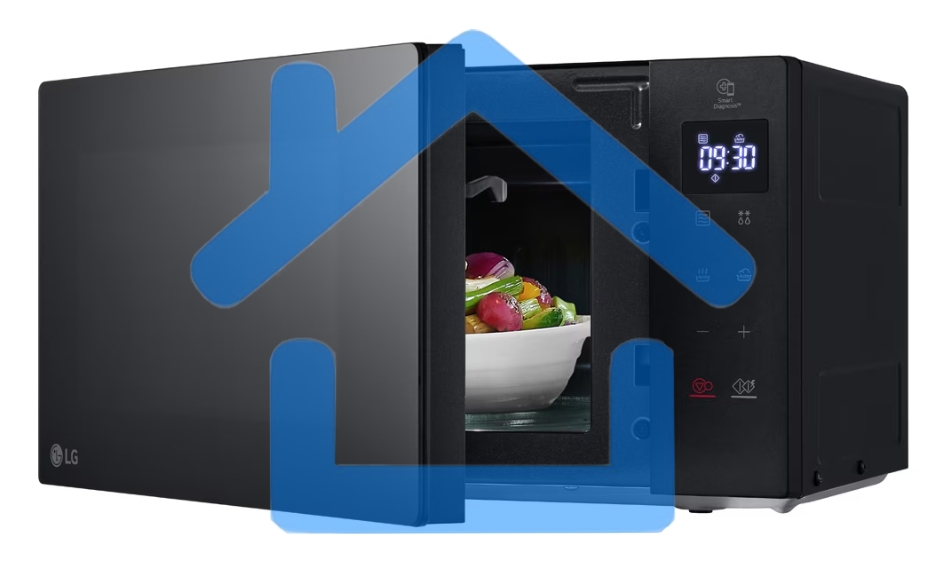 Микроволновая печь LG MS2032GAS черный 20л 700Вт сенсор