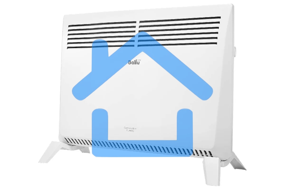 Конвектор Ballu Camino Eco Turbo BEC/EMT-1500 белый, 1500 Вт, 20 м2, термостат