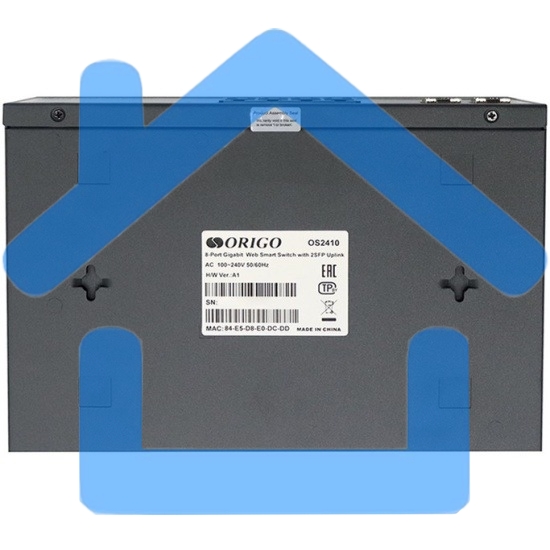 Настраиваемый L2 коммутатор 8x1000Base-T, 2x1000Base-X SFP, комплект для установки в 19