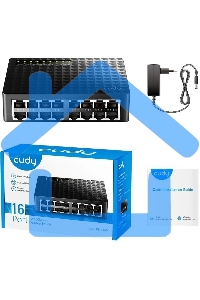 Коммутатор Cudy FS1016 (L2) 16x100Мбит/с неуправляемый