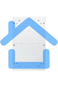 Щит слаботочный навесной EKF PROxima Unix бел. дверь 4 габарит увеличенный IP40 ux-4m-nw-xl